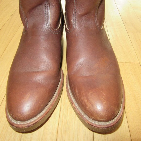 MENS RED WING PECOS BOOTS/1155/SIZE 12D/BROWN! main image 12